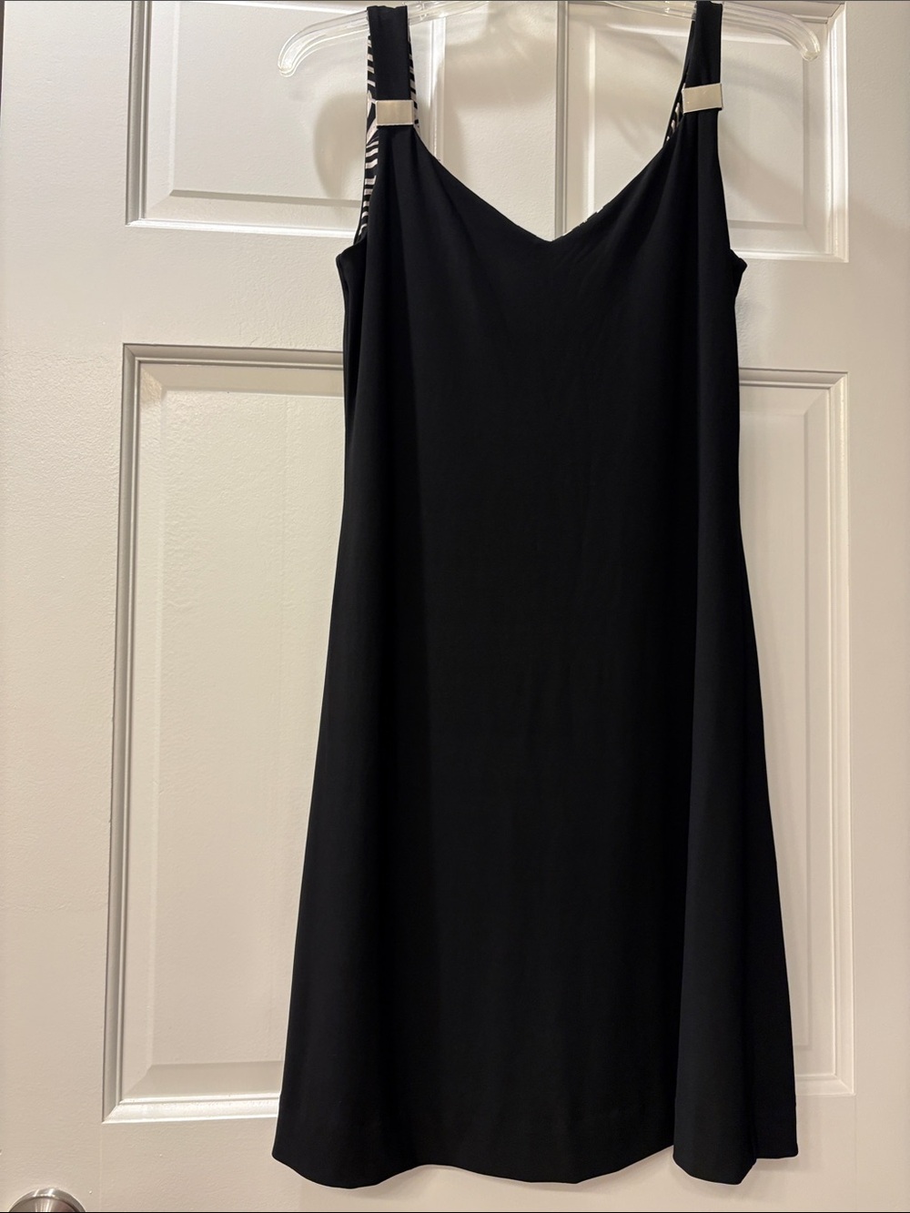 WHBM Island Palm Black Reversible Woman’s size XS Dress